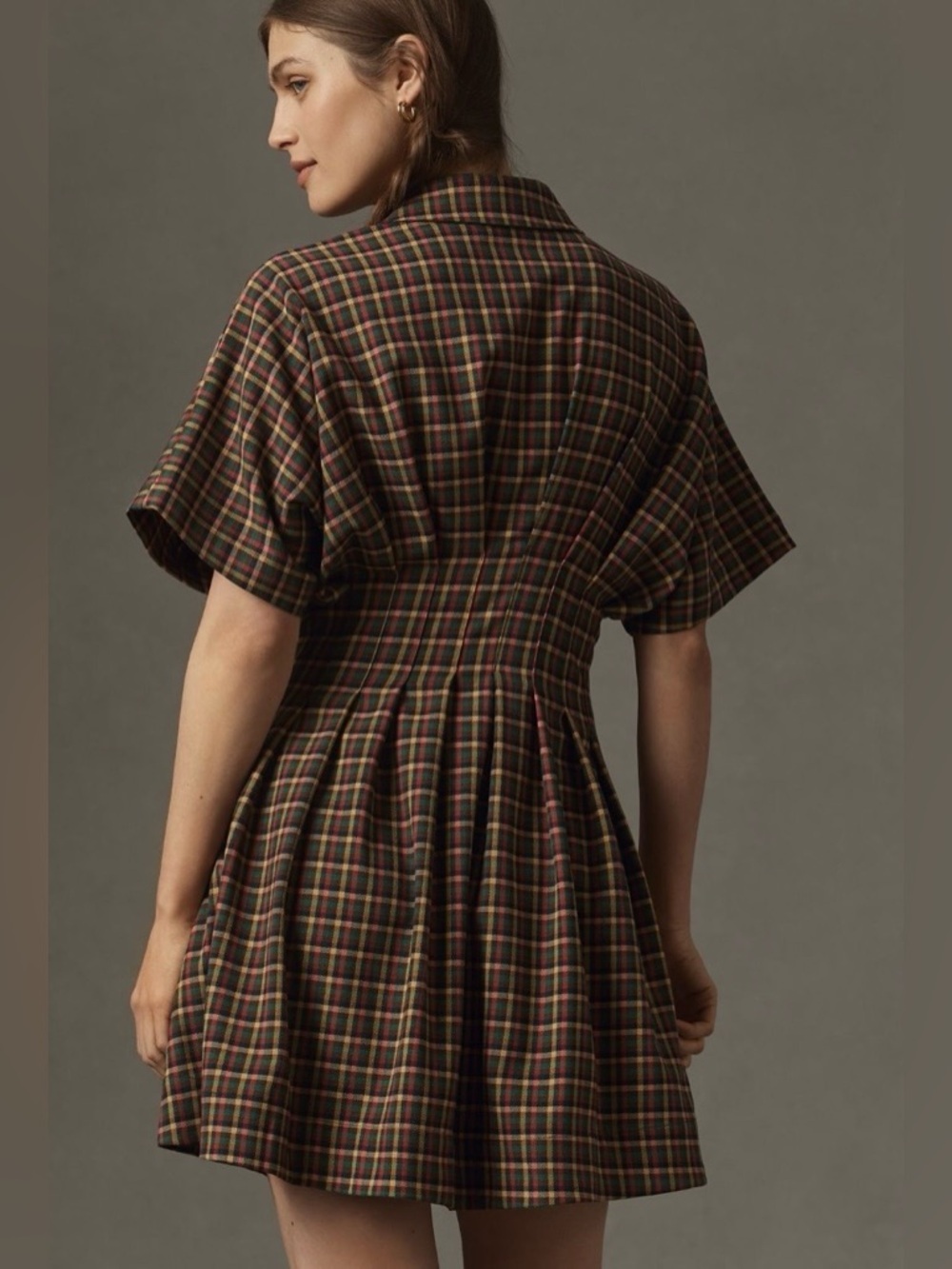 Anthropologie x Exquise Tobie Mini Shirt Dress Size XL NWT - Picture 2 of 14